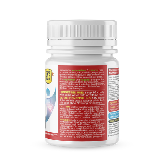 Bio-Enhanced Nutriop Longevity® Life with NADH, NMN and CQ10- Extra Strong - 45 caps