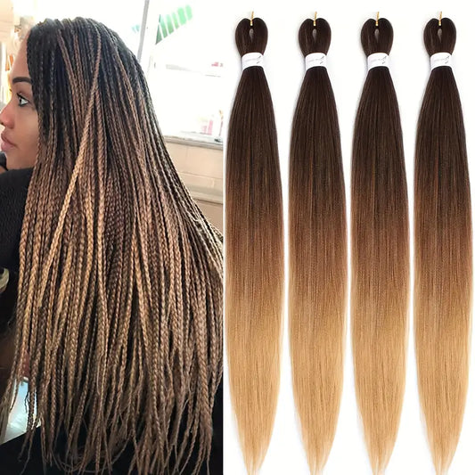Mèches de cheveux synthétiques pour tresses