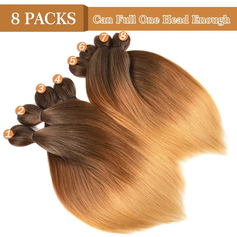 Mèches de cheveux synthétiques pour tresses